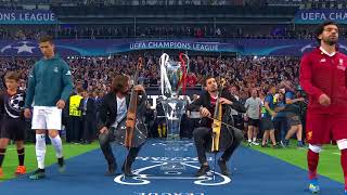 2CELLOS performance at the 2018 UEFA Champions League Final [upl. by Seidler]