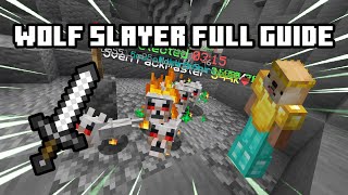 Hypixel Skyblock Wolf Slayer  FULL GUIDE [upl. by Kciredohr517]