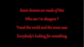 Marilyn Manson  Sweet Dreams Lyrics [upl. by Nosittam]