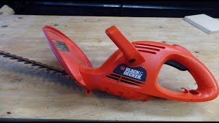 BlackDecker Hedge Trimmer teardown [upl. by Radburn]