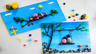 Easy stone art ideas l DIY stone craft ideas l pabbles painting l How to paint on pabble stones [upl. by Vander]