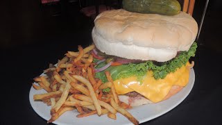 75lb Kookamonga Burger Challenge Man v Food Memphis [upl. by Hayashi455]