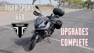 Upgrades Complete  Triumph Tiger Sport 660 [upl. by Lehcear]