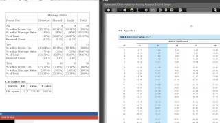 ChiSquare Test in StatCrunch [upl. by Lorain66]