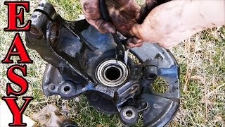 How to Change a Wheel Bearing short and fast version [upl. by Slade]