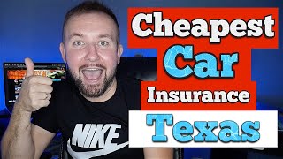 Cheapest Car Insurance In Texas  Great Price And Coverage Best Rates In TX [upl. by Claus]