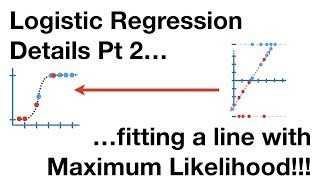 Logistic Regression Details Pt 2 Maximum Likelihood [upl. by Nodnart]