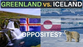 Greenland vs Iceland Similar or Different [upl. by Johansen]