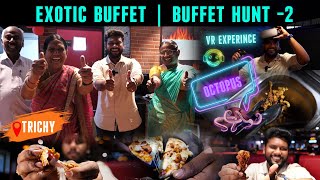 Octopus Fry 🦑 in a Buffet 🤯  Buffet Hunt  2  The Trichy Foodie [upl. by Llednew]