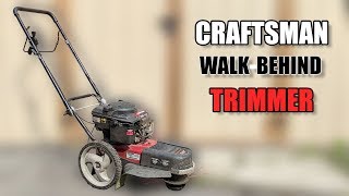 Craftsman 22quot Walk Behind Trimmer [upl. by Haroun]