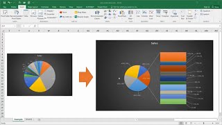 Create a Bar of a Pie Chart [upl. by Anaul]