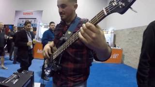 Hartke HD500 Combo review Namm 2017 [upl. by Biddie704]