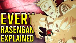 EVERY Rasengan RANKED and EXPLAINED [upl. by Nohsyt]