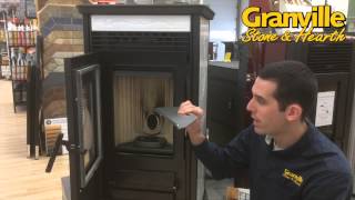 Ravelli Pellet Stove flame trap installation [upl. by Aicek]