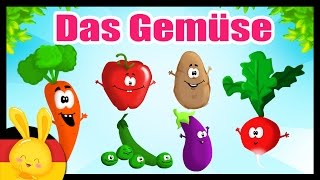 Das Gemüse auf deutsch lernen  German vocabulary  Fruits amp vegetables  Titounis [upl. by Inad]