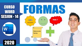 Como insertar y trabajar con formas en WORD  14 [upl. by Berger992]