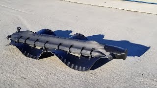 Amphibious Velox robot uses undulating fins to swim and crawl [upl. by Ragg]