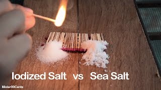 Iodized Salt vs Sea Salt  Part 2 Most Amazing Video [upl. by Azriel154]