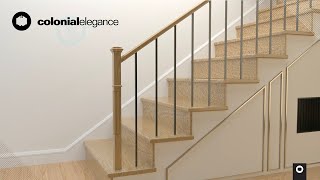 Howto Installation Single Metal Baluster [upl. by Aissatsana]