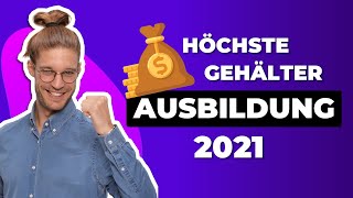 TOP 15 💰 bestbezahlte Ausbildungsberufe in Deutschland 2024 [upl. by Delaine]