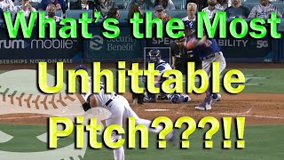 Whats the Most Unhittable Pitch in Baseball shorts [upl. by Siugram]