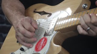 Squier Classic Vibe Thinline Telecaster Demo [upl. by Keeryt]