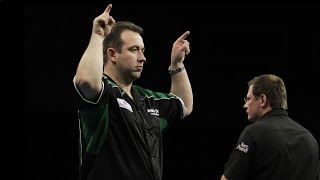 RECORDBREAKING NINEDARTER  Brendan Dolan v James Wade DoubleStart [upl. by Neeruam812]