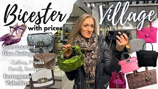 BICESTER VILLAGE VLOG  Dior Fendi Saint Laurent Celine Ferragamo Bottega Loewe  Lesley Adina [upl. by Riehl209]