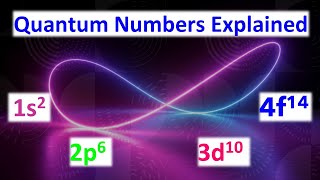 Quantum Numbers Explained A fully explained lesson [upl. by Iridissa]