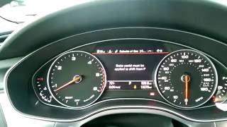 2016 Audi A6 30 TDI 2nd AdBlue Refill Notification 600 miles [upl. by Marras]