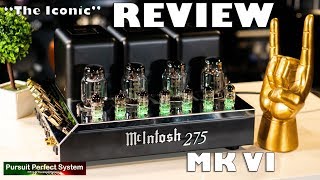 McIntosh MC 275 MK VI Valve HiFi Stereo Power Amplifier REVIEW  SoCharming Tubes [upl. by Constantino307]