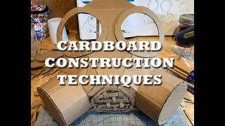 Cardboard Construction Techniques [upl. by Arracat]