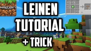 Leinen Tutorial  Trick 2020 German  Minecraft [upl. by Janeen]