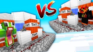 PrestonPlayz vs UnspeakableGaming  1v1 Minecraft TNT WARS [upl. by Nonac]