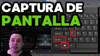 Como SACAR CAPTURA de PANTALLA en PC ✅ [upl. by Berlyn424]