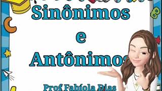 Sinônimos e Antônimos [upl. by Felten812]