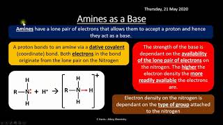 AQA 311 Amines REVISION [upl. by Lotta773]