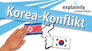 KoreaKonflikt einfach erklärt explainity® Erklärvideo [upl. by Nyleahs]