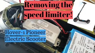 Speed Limiter Removal Hover1 Pioneer Electric Scooter speedhack [upl. by Sturges]