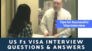 US Student F1 Visa Sample Mock Interview Questions amp Answers 2020 [upl. by Enilemme]