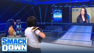 Paige returns to SmackDown to announce Bayleys WrestleMania opponents  FRIDAY NIGHT SMACKDOWN [upl. by Andris]