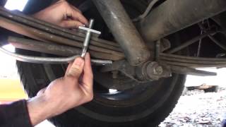 How to install Leaf Helper Springs [upl. by Noraed]