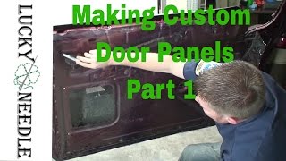 Automotive Upholstery  Making Custom Door Panels Part 1  Patterns [upl. by Mahau]