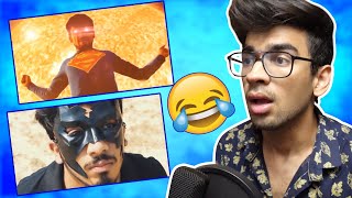 Superman Vs Krrish Reacting to My Old Video  Vfx Guy Aman [upl. by Nylac]