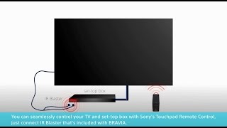 Sony BRAVIA  How to control your TV with settop box cable box [upl. by Dawn]