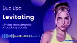 Dua Lipa  Levitating Official Instrumental with backing vocals [upl. by Lejna213]