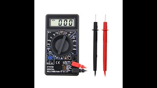 Digital multimeter DT830B [upl. by Eurydice]