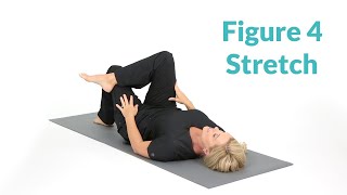 Figure 4 Piriformis Stretch for Sciatica Pain [upl. by Leonelle]