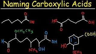 Naming Carboxylic Acids  IUPAC Nomenclature  Organic Chemistry [upl. by Siuraj]