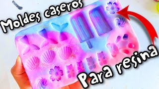 COMO HACER MOLDES CASEROS PARA RESINA  RESIN MOLDS [upl. by Lewak]